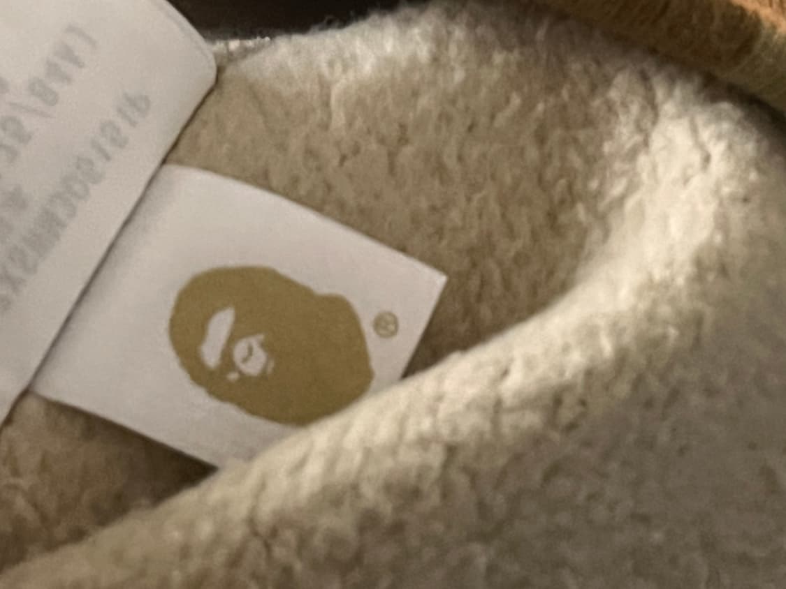 새상품급) 베이프 베이지 카모 샤크 후드집업 상품이미지5