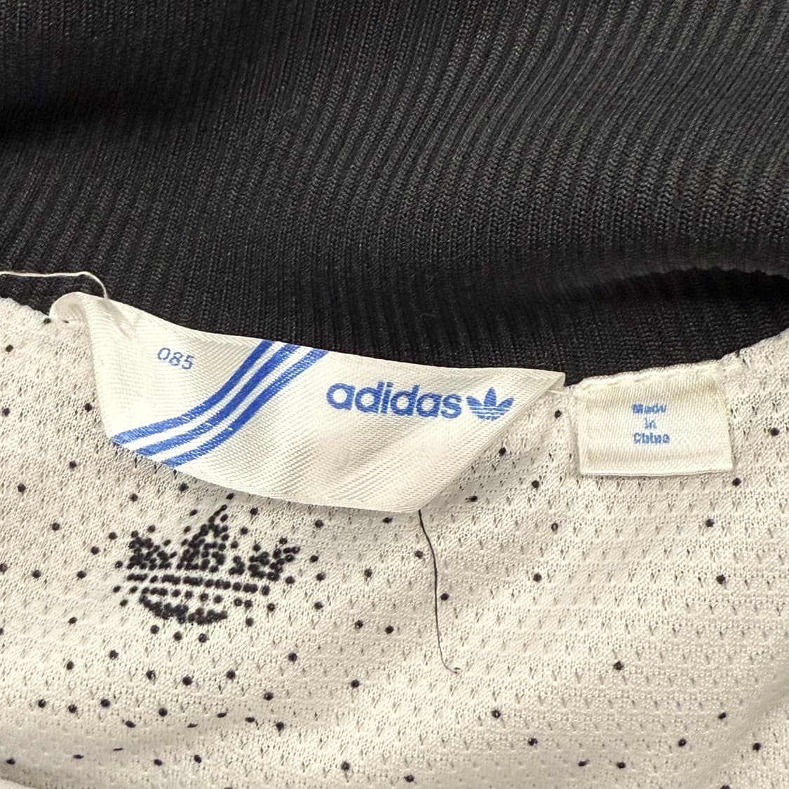 [정품/85] 아디다스 블랙 3선 바람막이 자켓 b15 상품이미지5