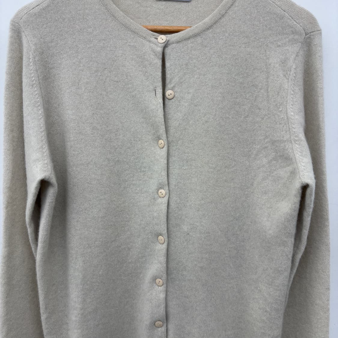 SAMARCAN 빈티지 캐시미어 가디건 아이보리 여성 L 상품이미지2