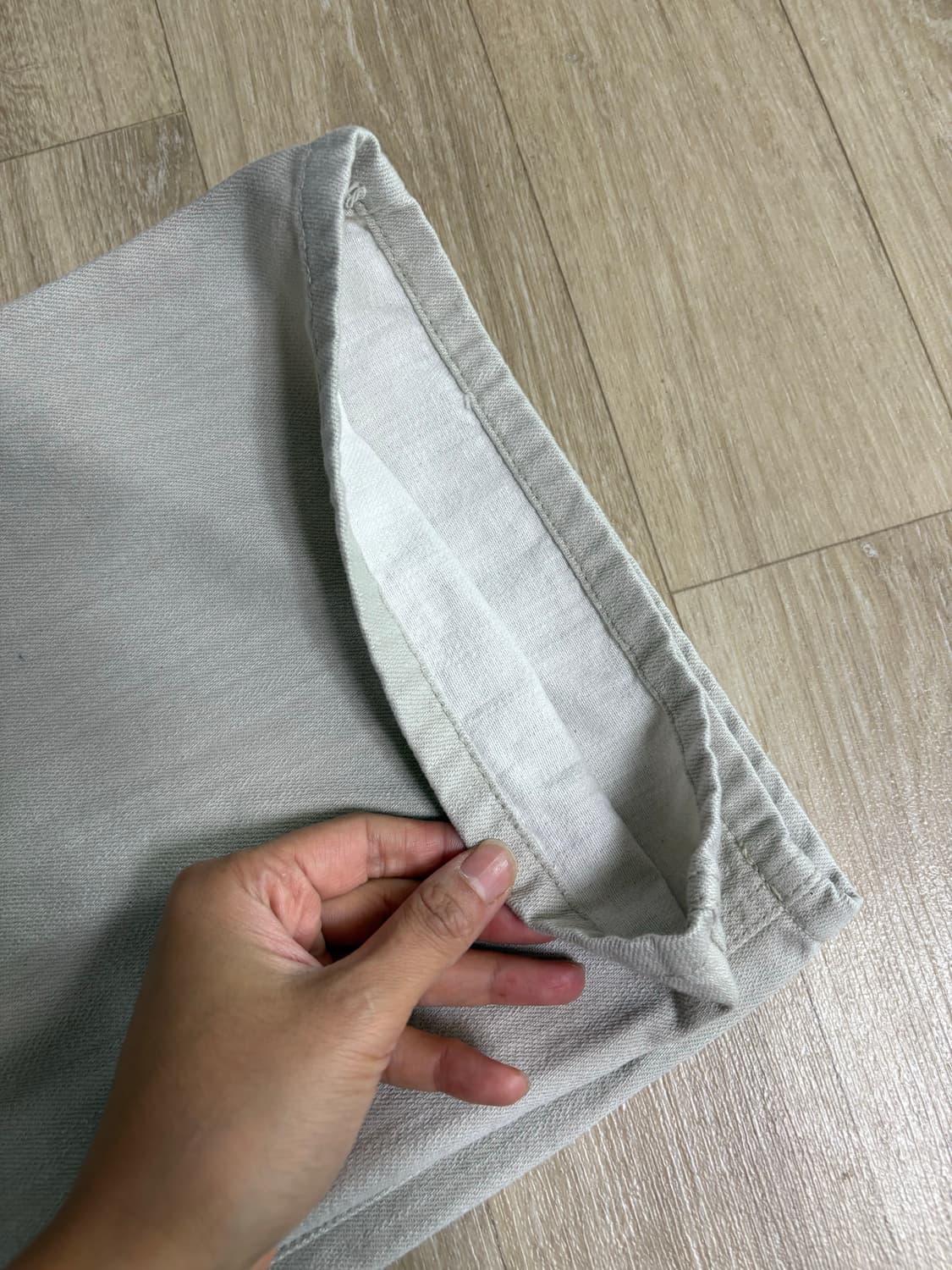 스컬프터 레이어드 데님L사이즈 새상품 상품이미지8