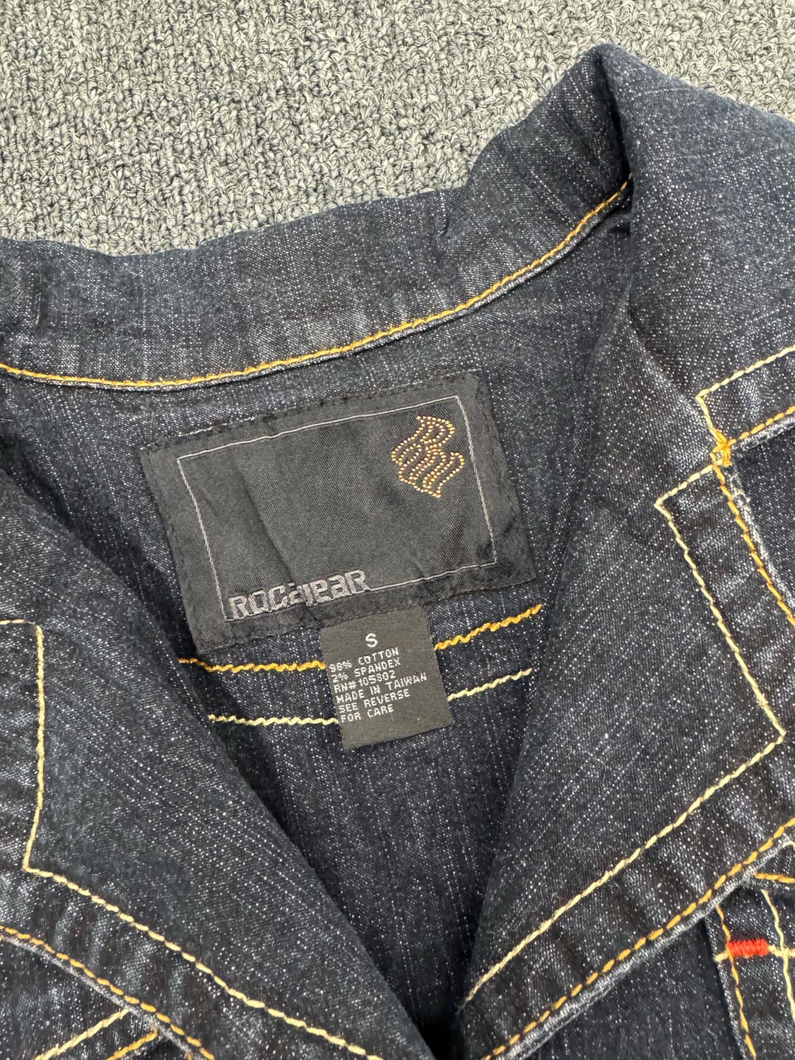 로카웨어 빈티지 여성 y2k 포켓스티치 데님자켓 상품이미지3