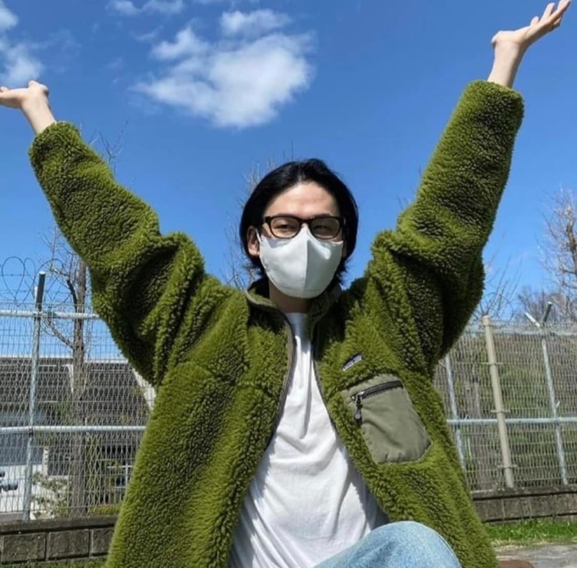 00s Patagonia Deep Pile green 상품이미지3