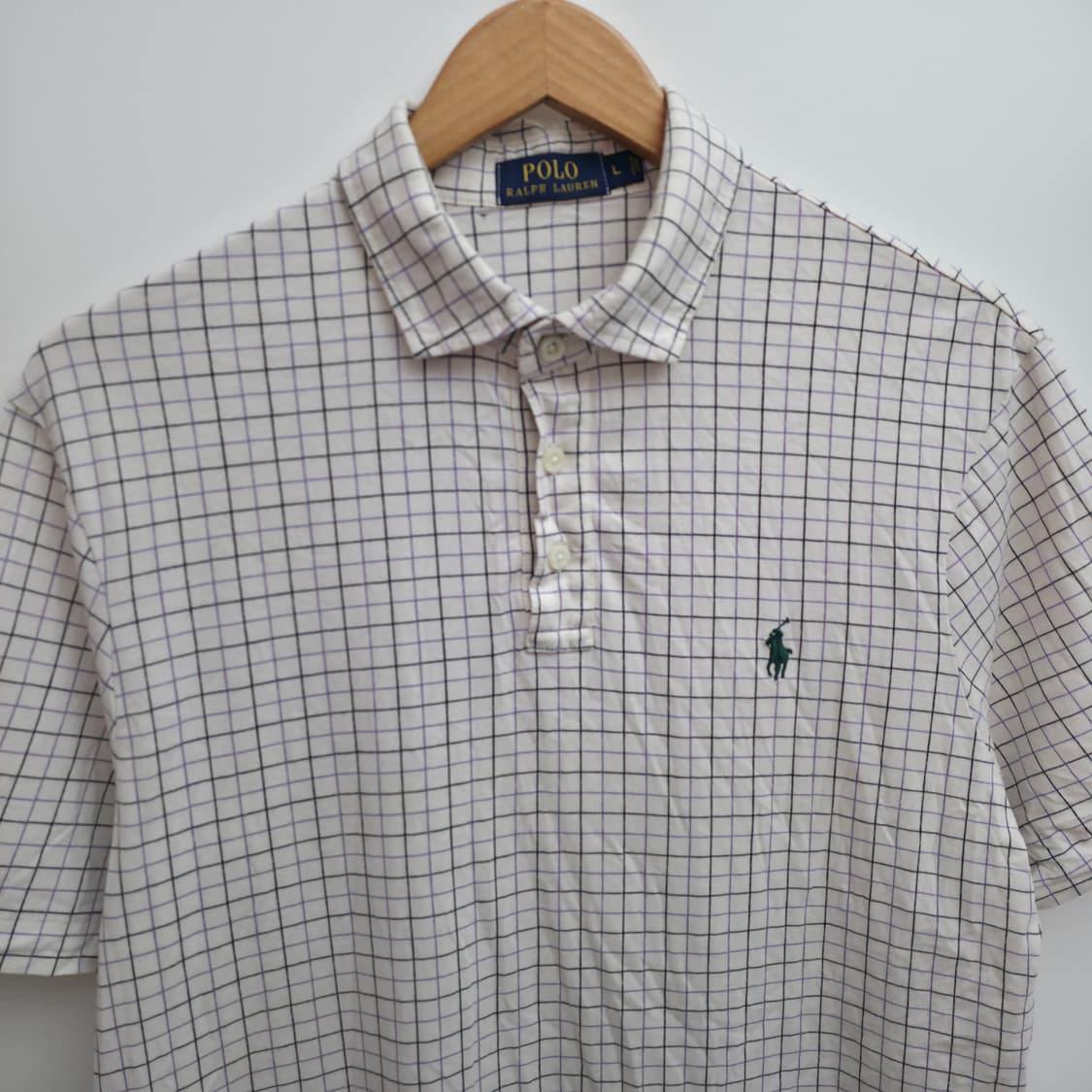 [L] 폴로 랄프로렌 체크 반팔 카라티 상품이미지2