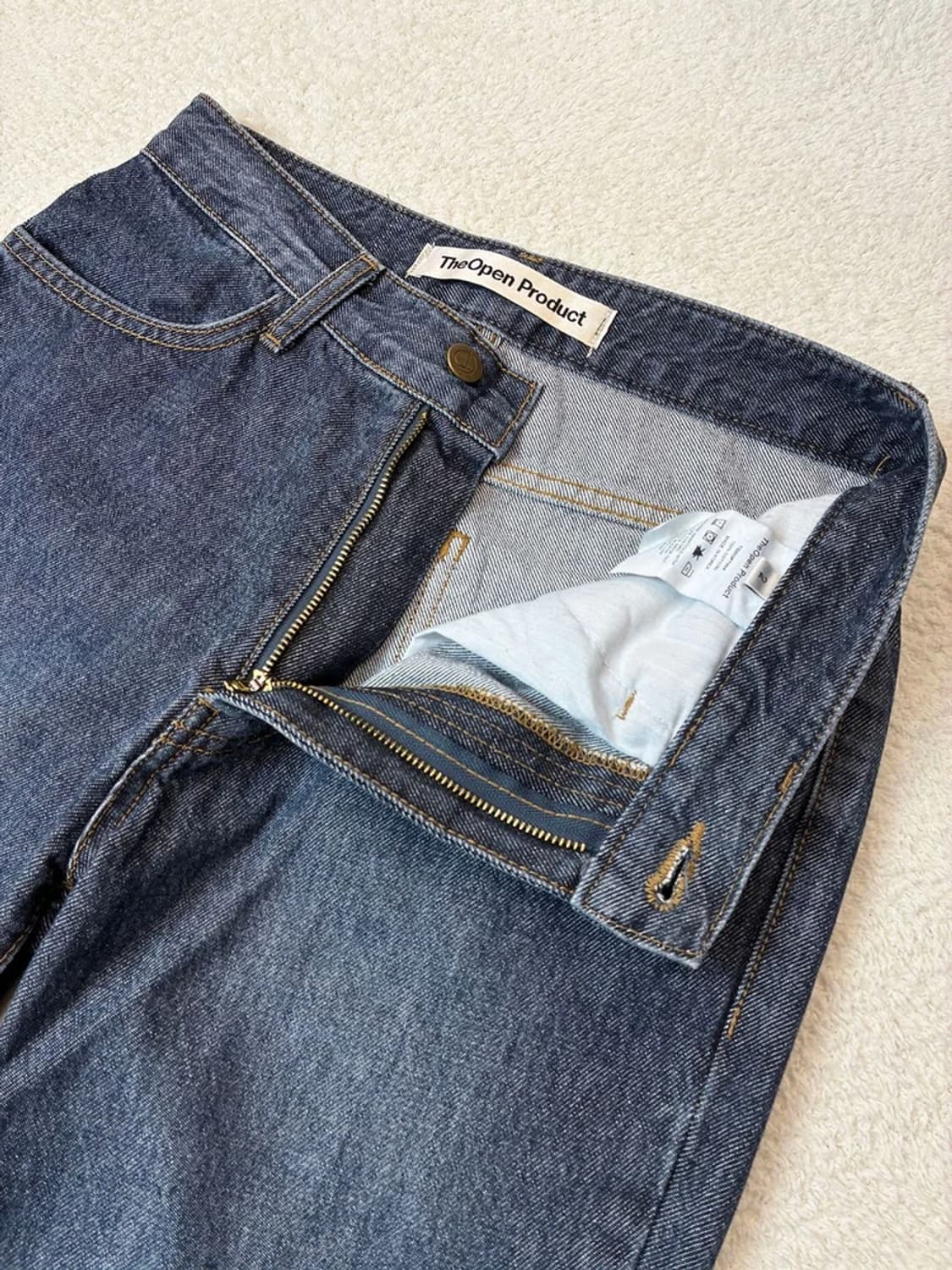 더오픈프로젝트 스트레이트 페이딩 버튼 데님 팬츠 PN6190 상품이미지3