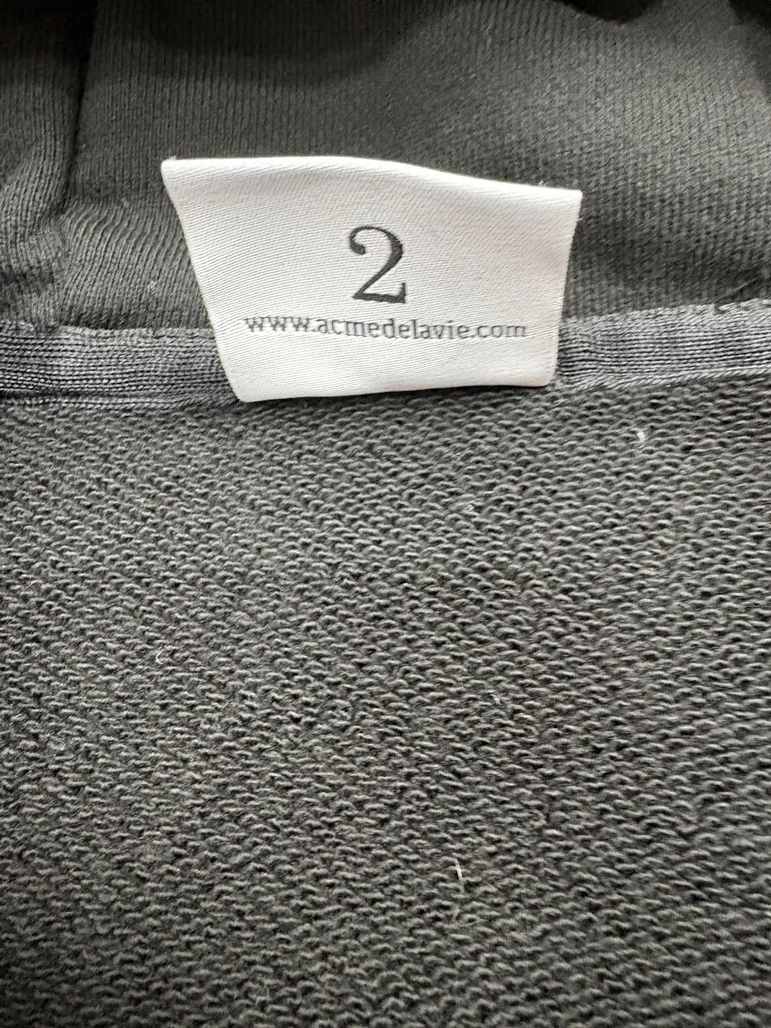 아크메드라비 후드집업 블랙 상품이미지7