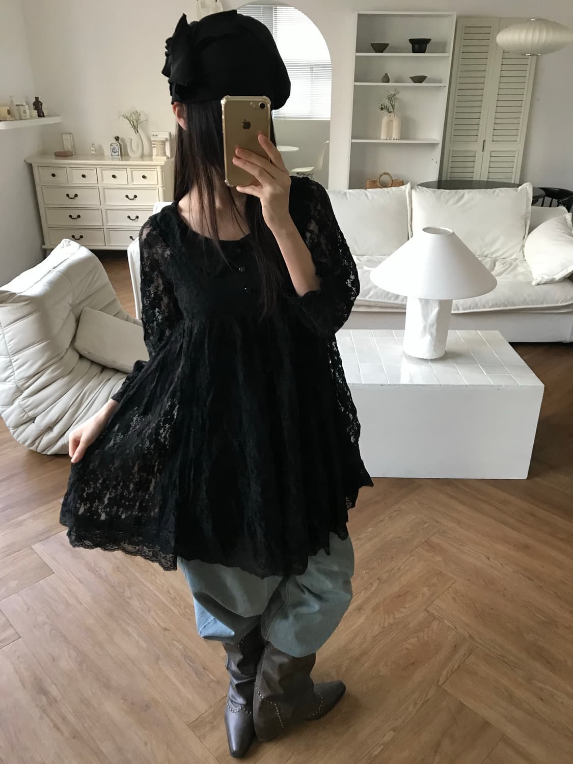 vintage lace one-piece 상품이미지2