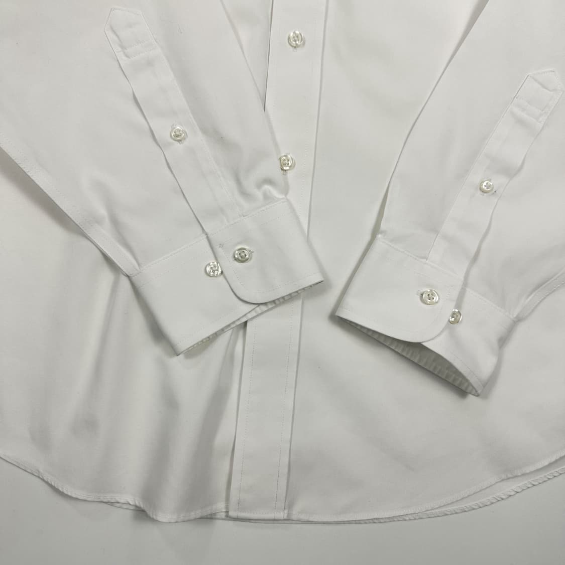 브룩스브라더스 클래식 솔리드셔츠 화이트 XL 상품이미지4