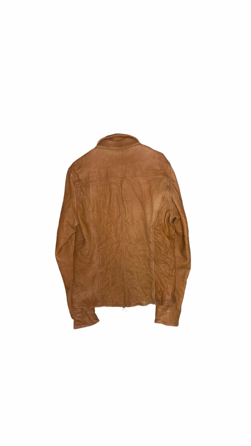 Junhashimoto Brown Leather Jacket 상품이미지2