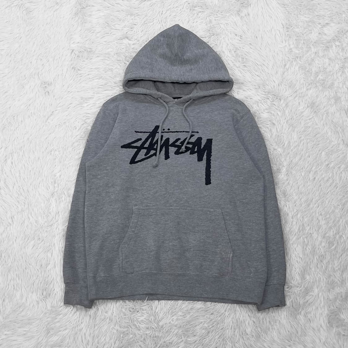 스투시 Stussy 스탁 로고 후드티 그레이 상품이미지2