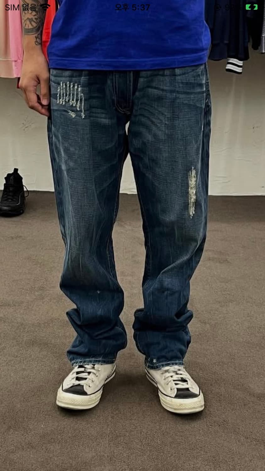디젤 아디다스 데님 팬츠 상품이미지9