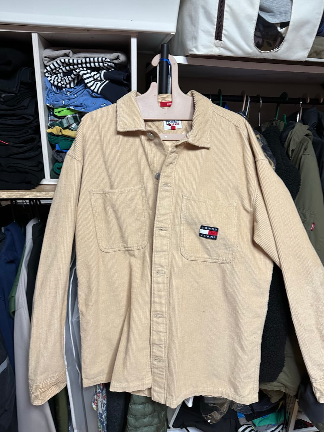 타미진 코튜로이 셔츠 상품이미지1