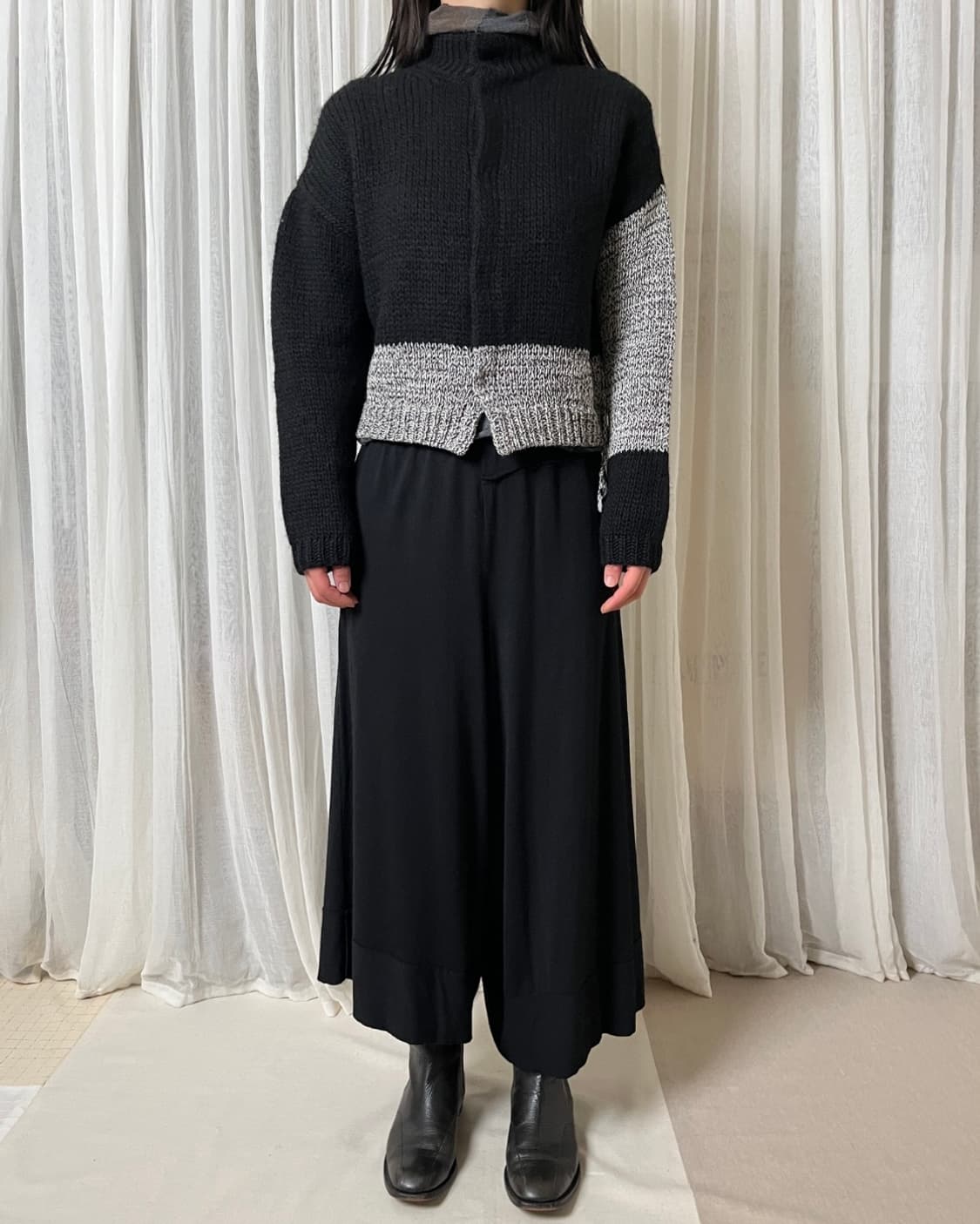 꼼데가르송 울 사루엘 와이드 팬츠 comme des garcons 상품이미지3