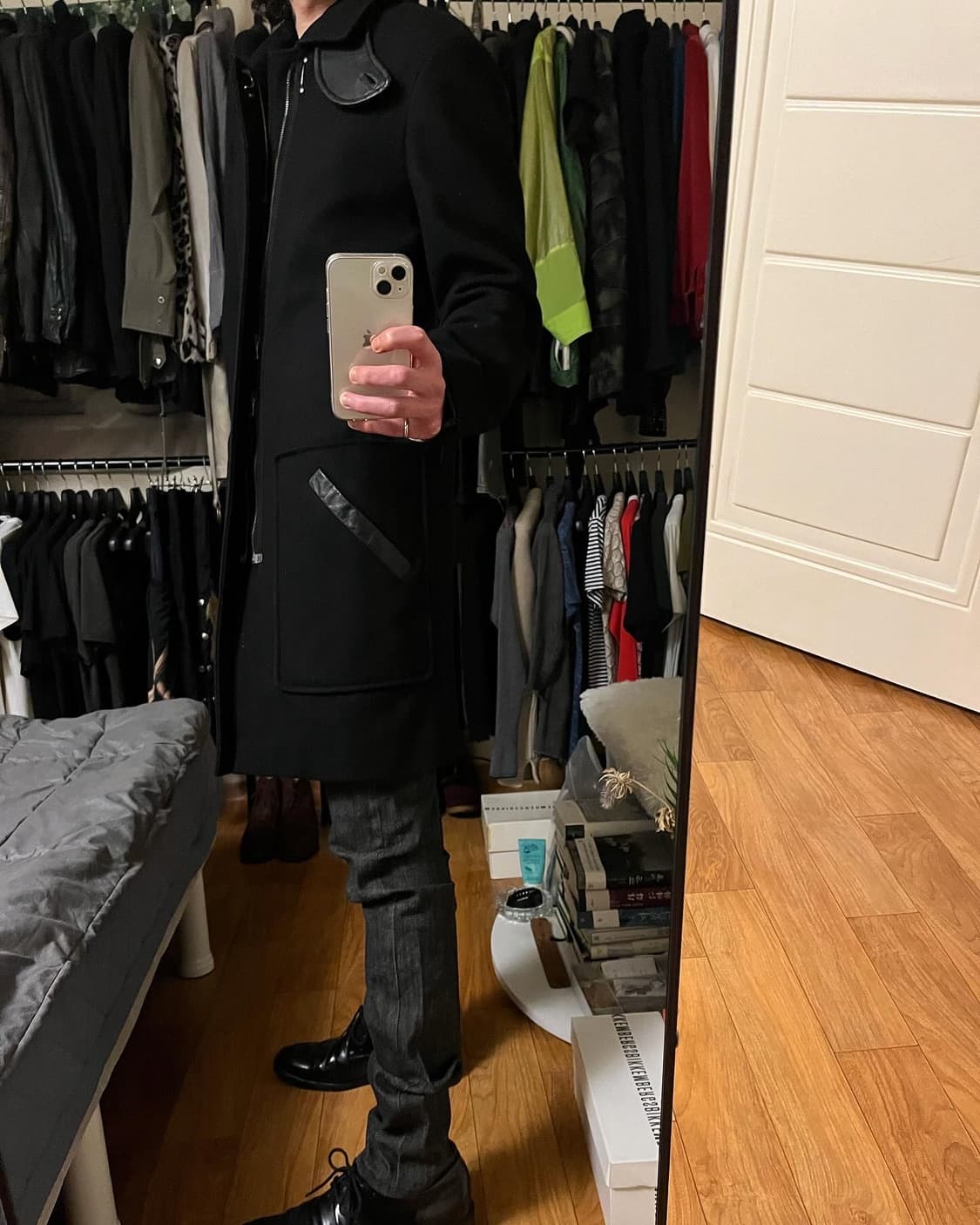 armani exchange hi-neck coat 상품이미지5