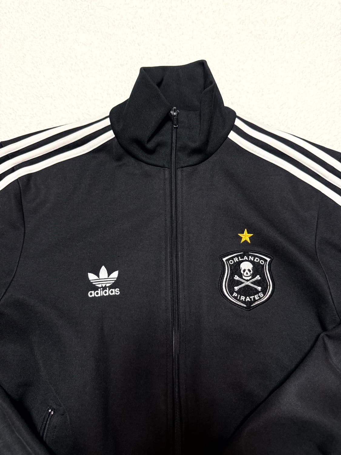 아디다스 빈티지 올랜도 파이리츠 스컬 트랙탑 져지 자켓 블랙 XL 상품이미지2