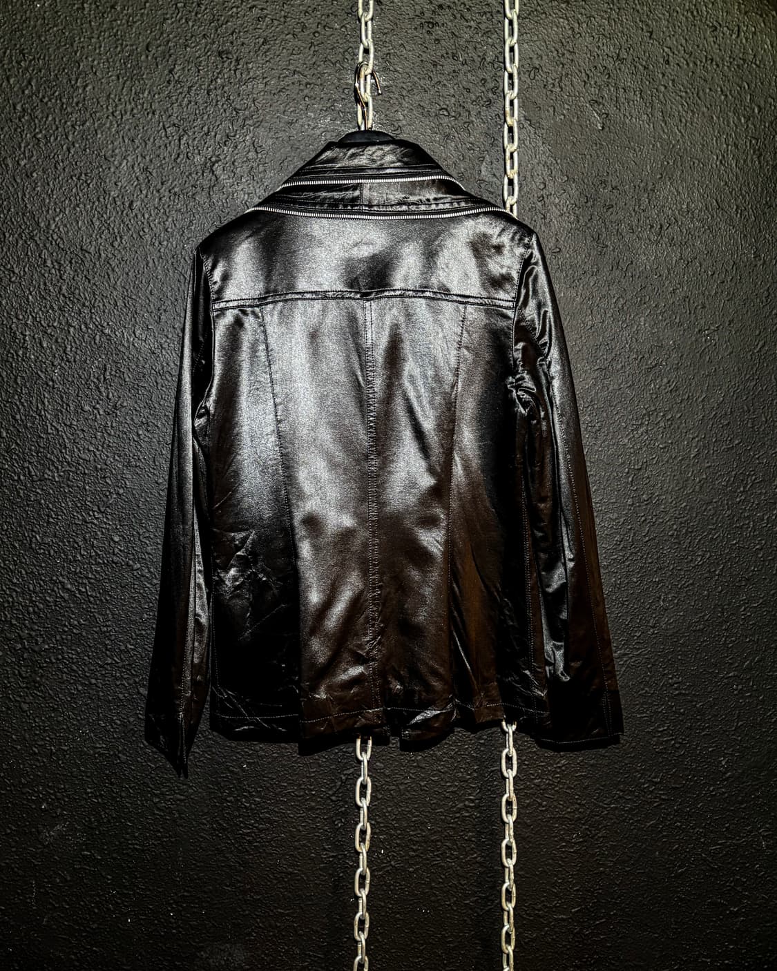 Nylon Gloss Zip Jacket  상품이미지4