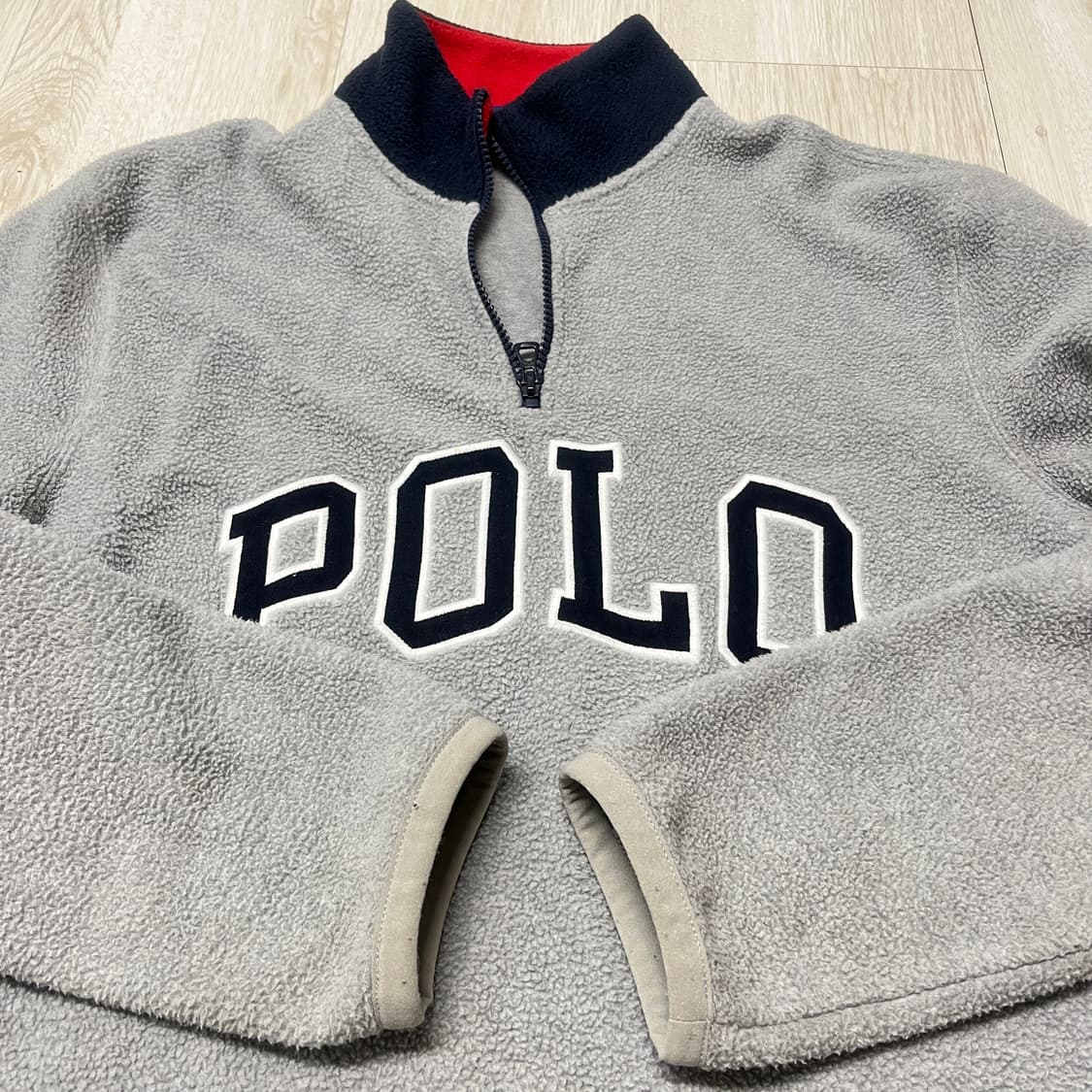 m사이즈 폴로 랄프로렌 성조기 플리스 하프집업 상품이미지7