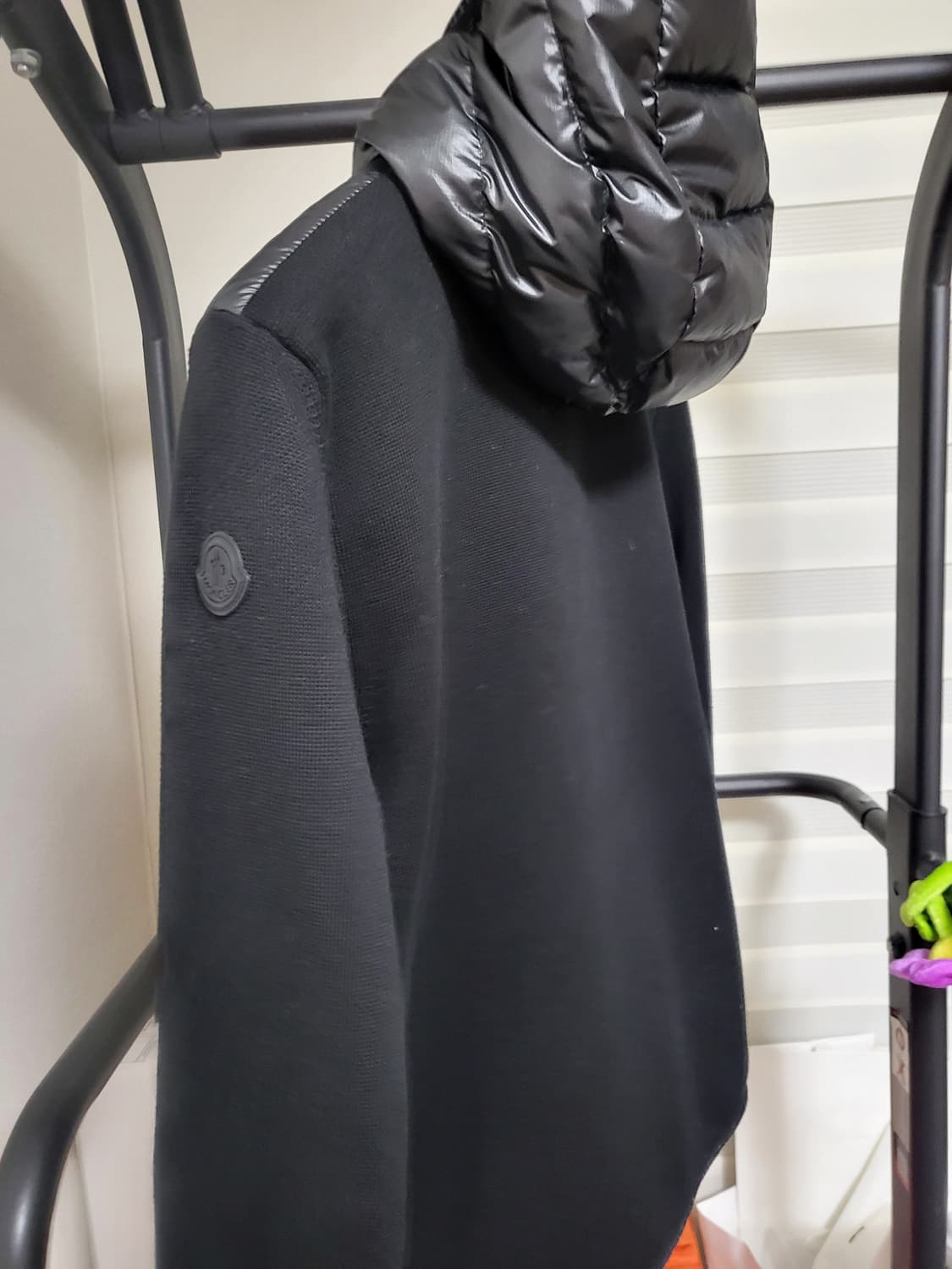 23FW 몽클레어 트리콧 후드 니트패딩 L 상품이미지6