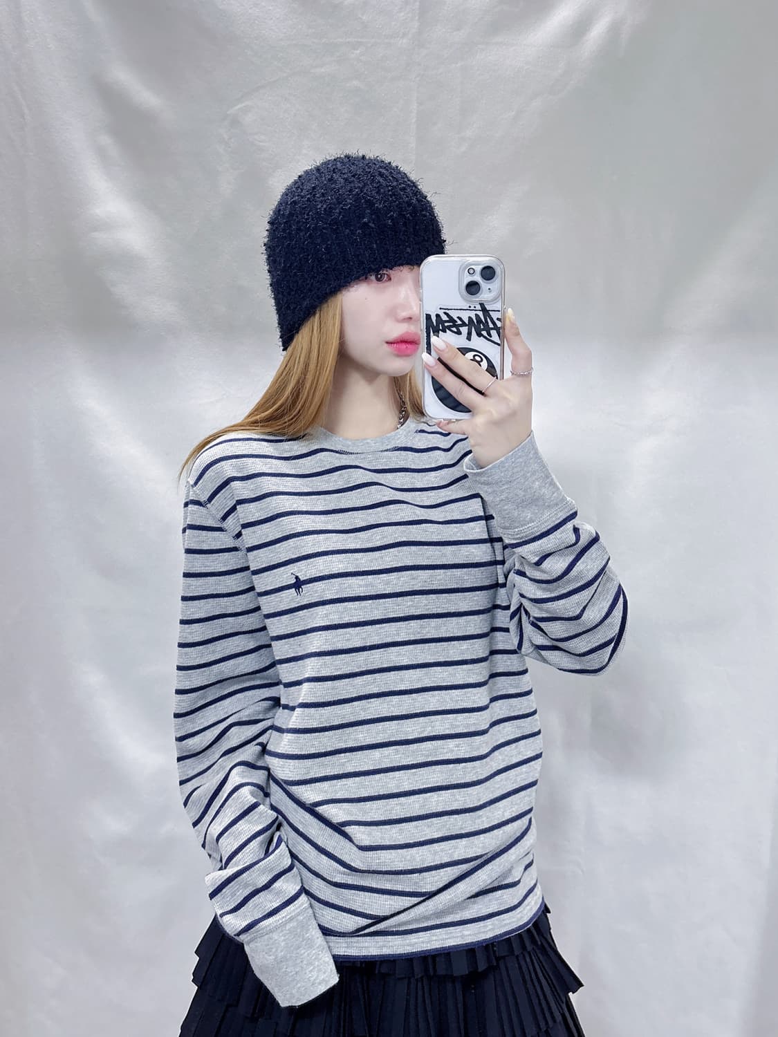 폴로 랄프로렌 단가라 포니 니트 슬리브  상품이미지1