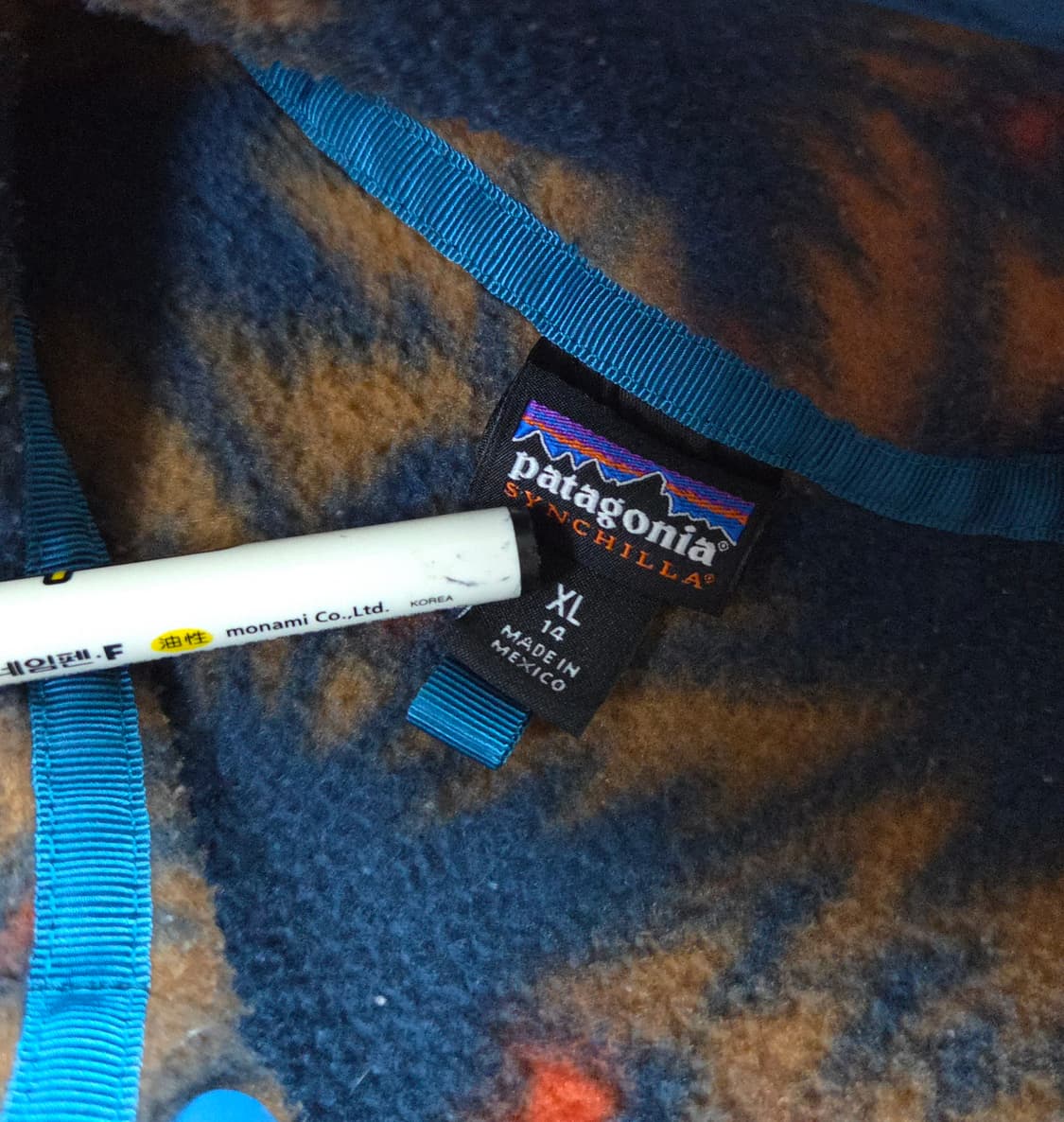 (~55/S)파타고니아 kids XL 아즈텍 vtg신칠라 상품이미지4