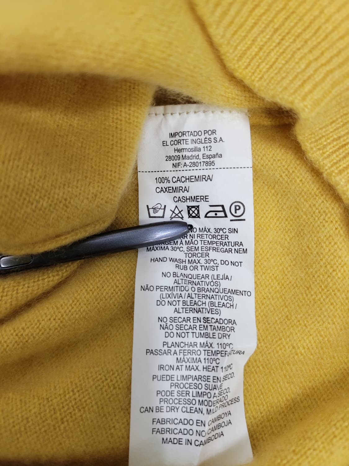 Eluidio Fucci 캐시미어 100% 니트 / 여 FREE 
 상품이미지8