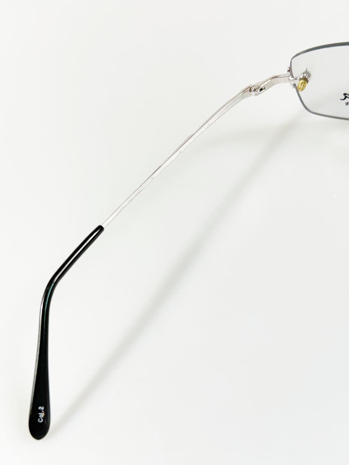 MOYA NEWYORK 실버 무테 스퀘어 메탈 빈티지 안경 상품이미지7