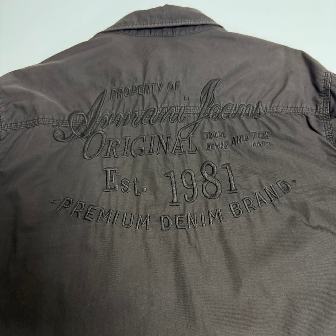 아르마니 진스(Armani Jeans) 레터링 셔츠 M 상품이미지6