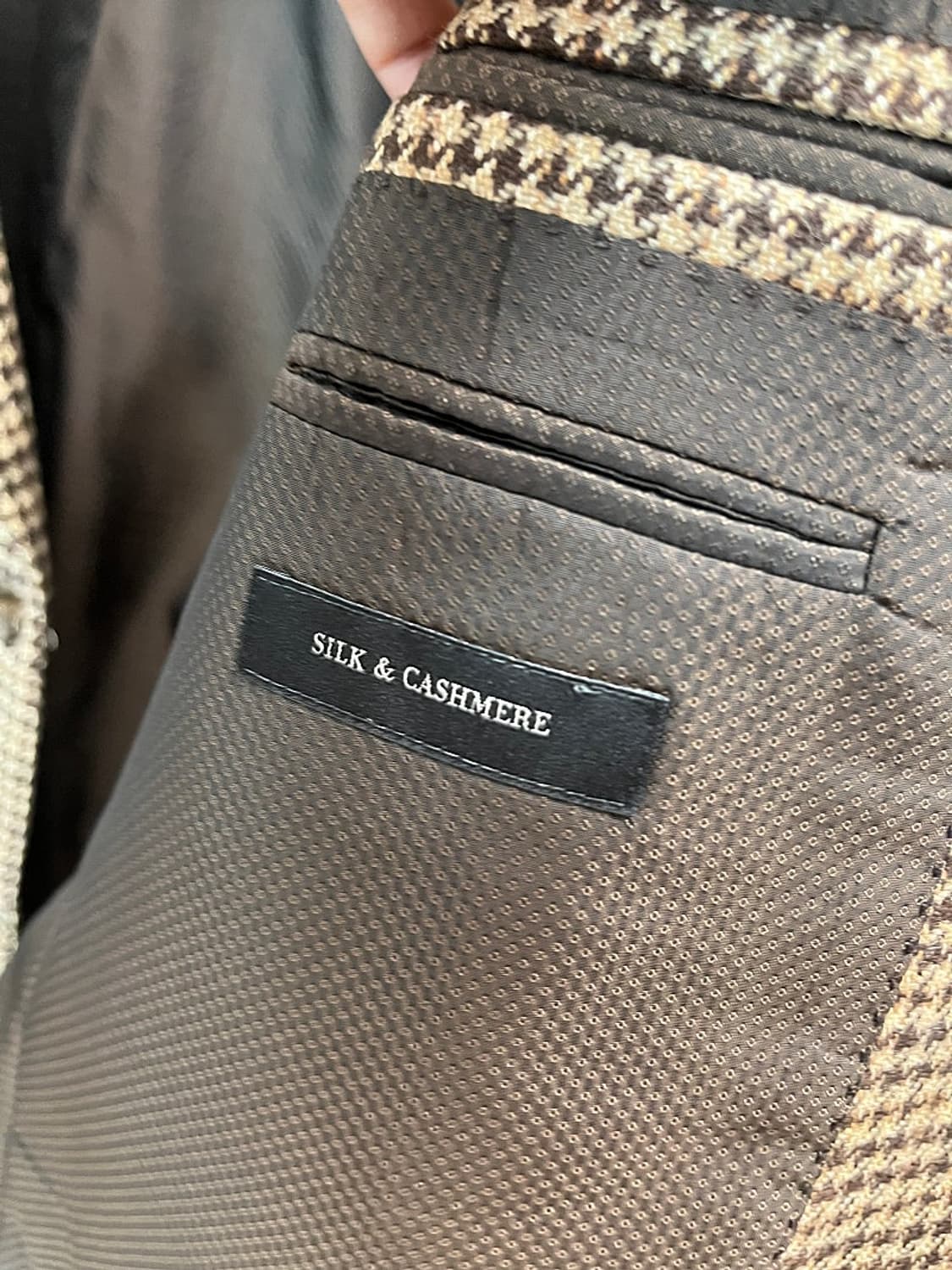 95-100) 에르메네질도제냐 캐시미어 건클립 자켓  상품이미지10