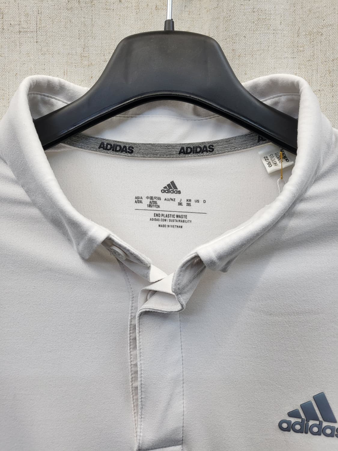 아디다스 긴팔 폴로티 화이트 상품이미지4