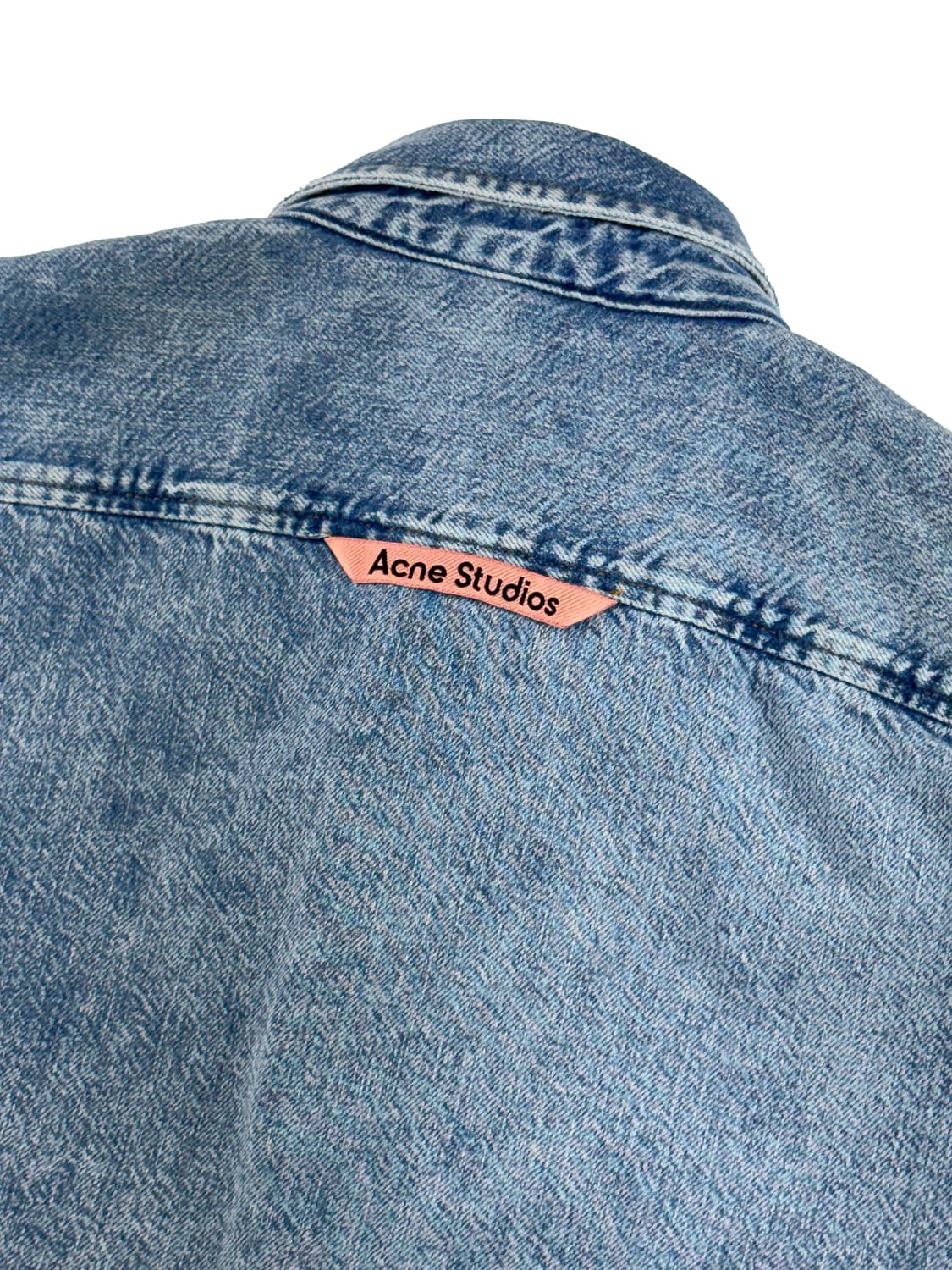 아크네 스튜디오 버튼업 데님 셔츠 스카이 블루 상품이미지5