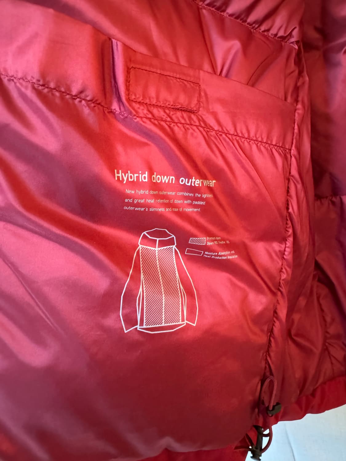 [XXL]유니클로 하이브리드 다운 파카 패딩 자켓 상품이미지4