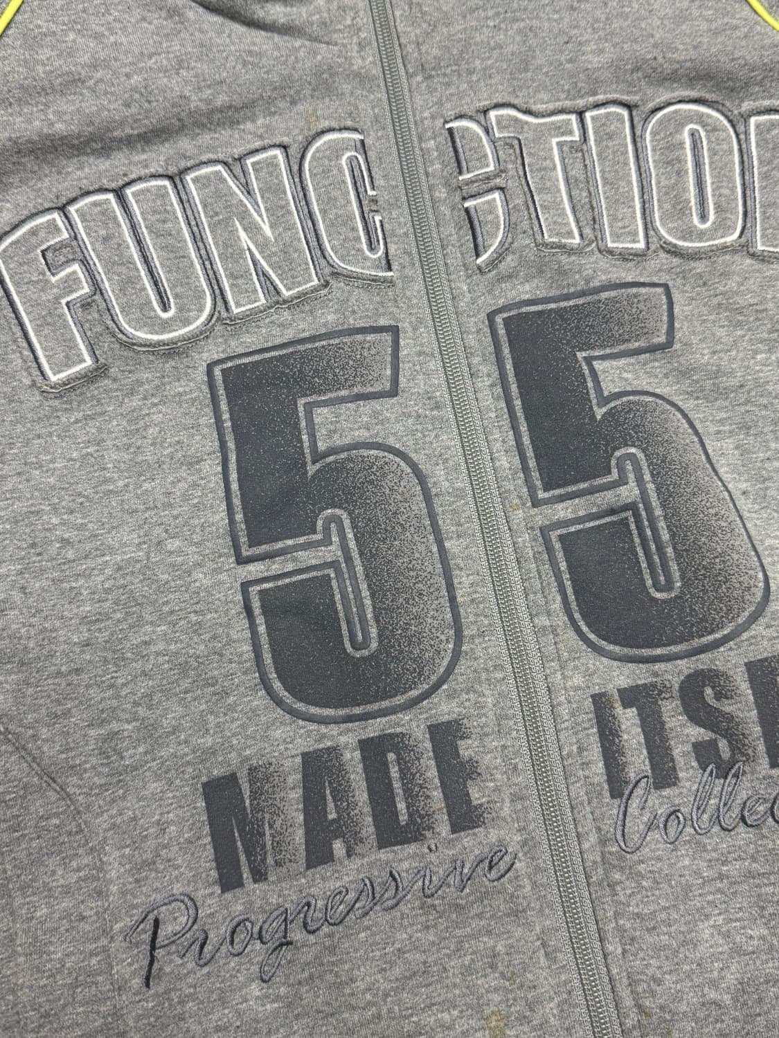 Y2K 스포티 넘버로고 반팔 후디집업  상품이미지3