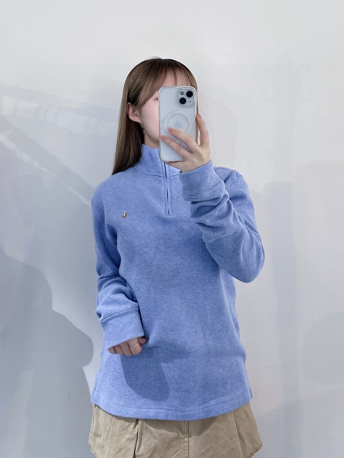 폴로랄프로렌 qr 멀티포니 반집업 니트 상품이미지1