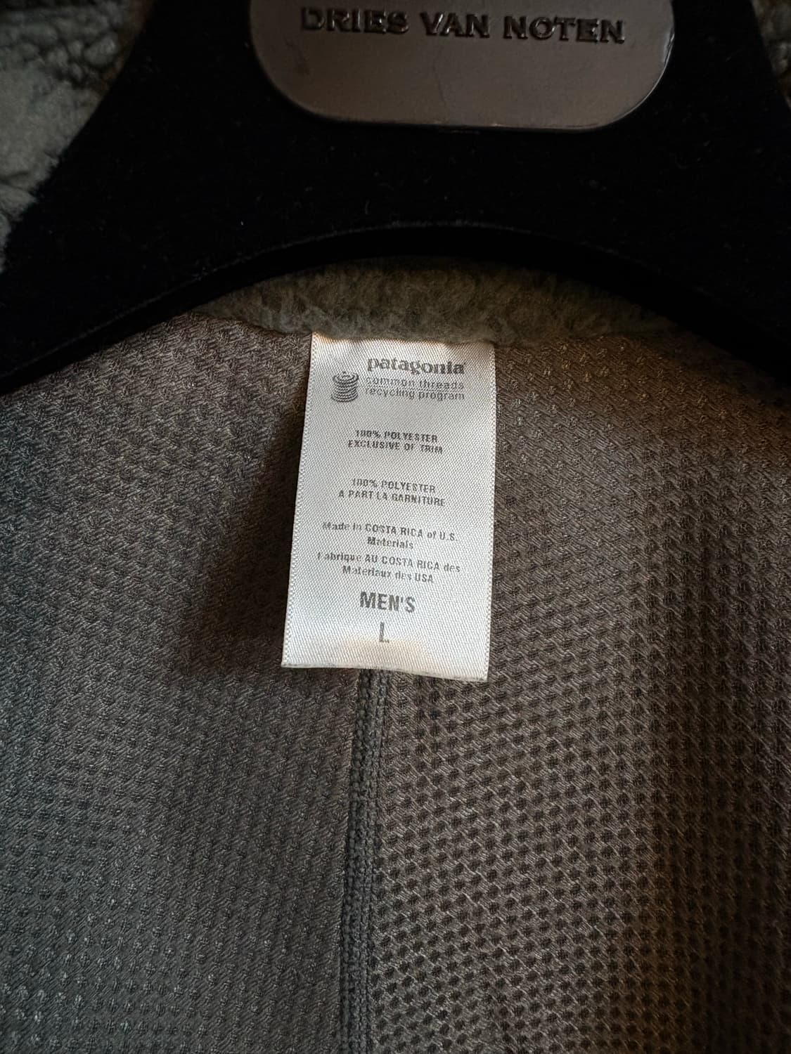 파타고니아 클래식 레트로X 자켓 그레이 상품이미지5