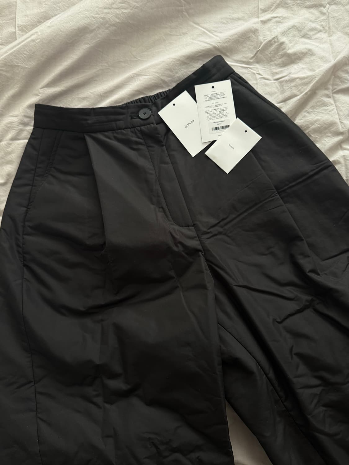 (네고가능)유노이아 패딩 팬츠 (블랙 M) 상품이미지2