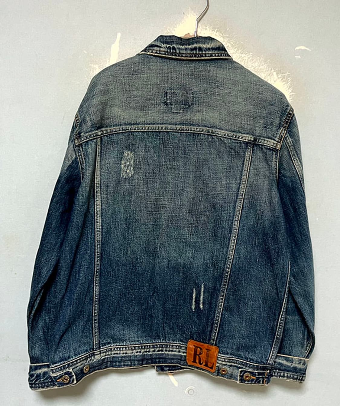 폴로 진스 디스트로이드 남자 데님자켓 트러커 춘추 청자켓 M 95-100 상품이미지2
