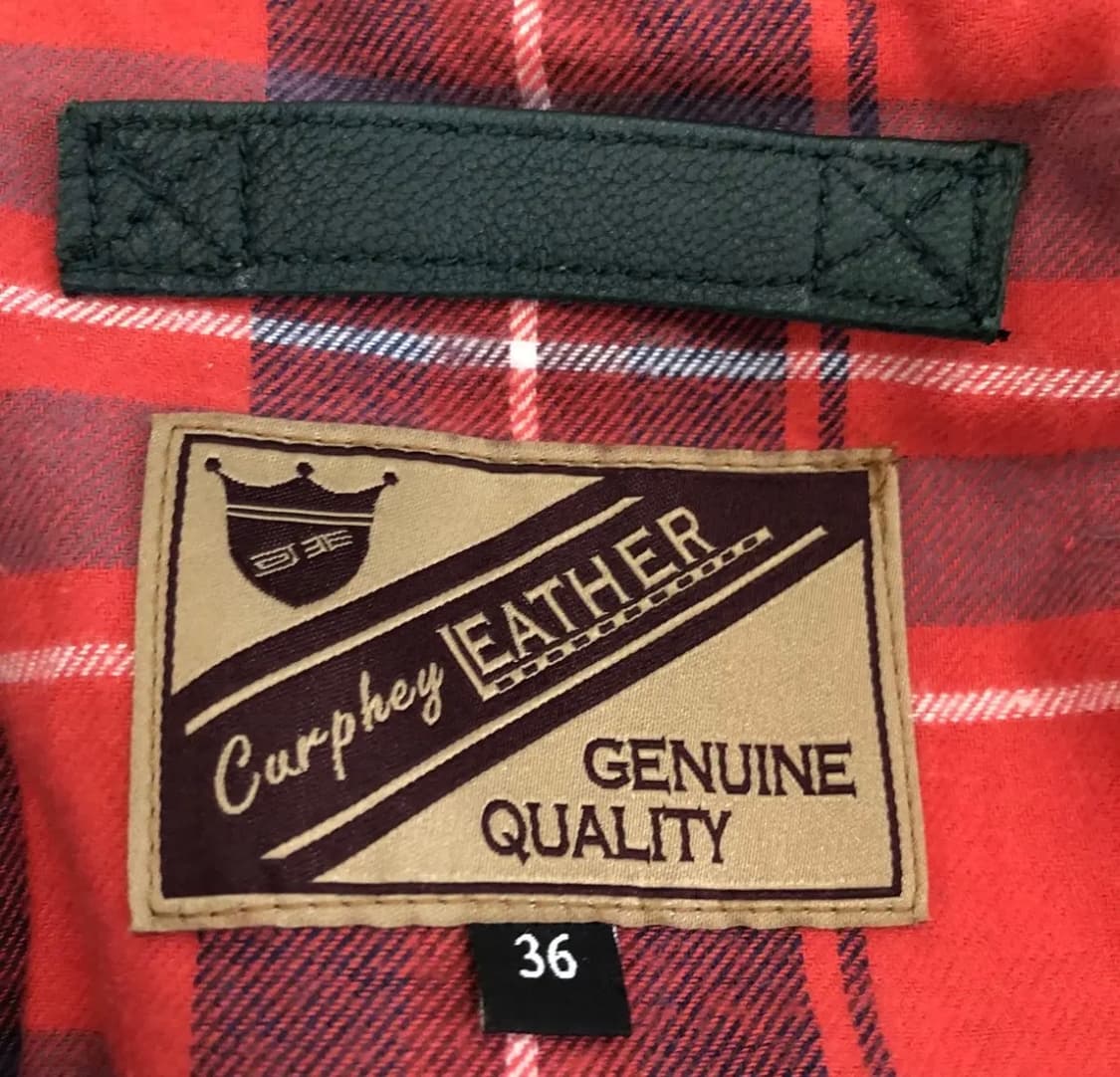 Curphey USA 리얼레더 쉽스킨(양가죽) 헤링턴자켓 95 상품이미지5