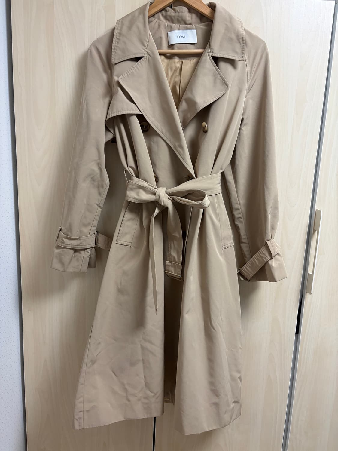 듀엘 면혼방 트렌치코트 66 상품이미지2