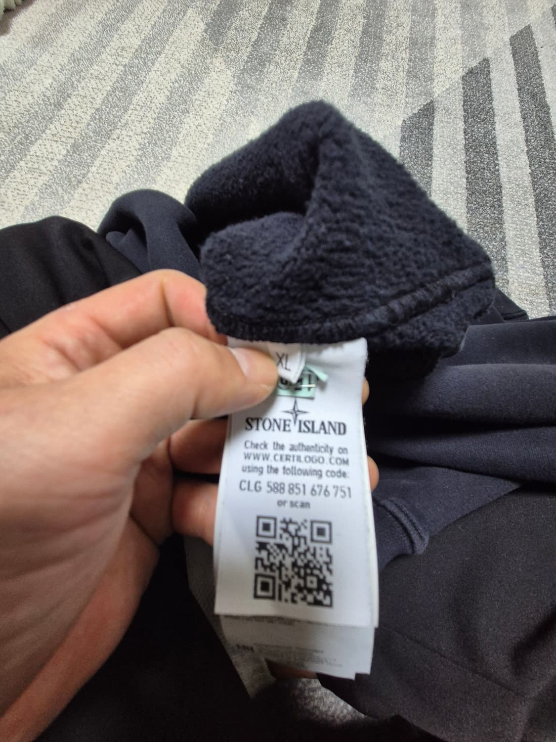 스톤아일랜드 후드티 xl 상품이미지4