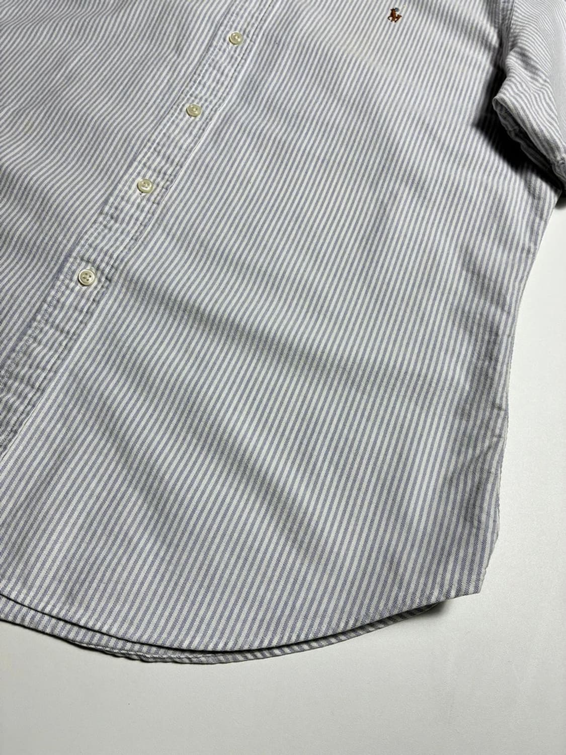 폴로 랄프로렌 슬림핏 스트라이프 반팔 셔츠 R1140 상품이미지4