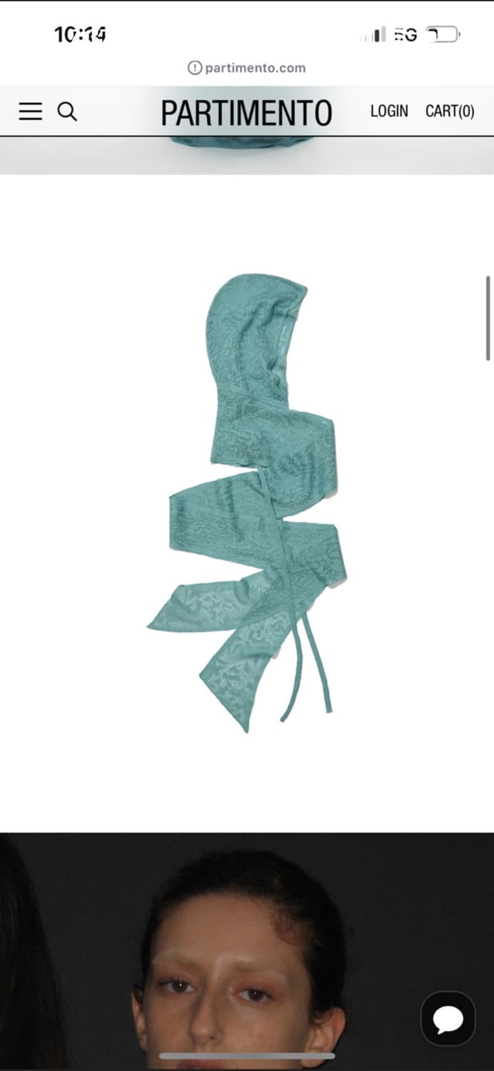 파르티멘토 우먼 후디드 머플러 상품이미지1