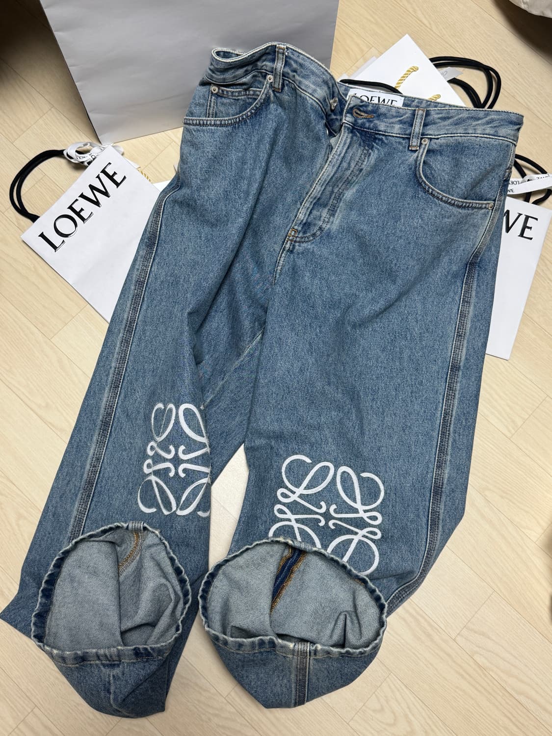 로에베 아나그램 데님 팬츠(50사이즈) 상품이미지1