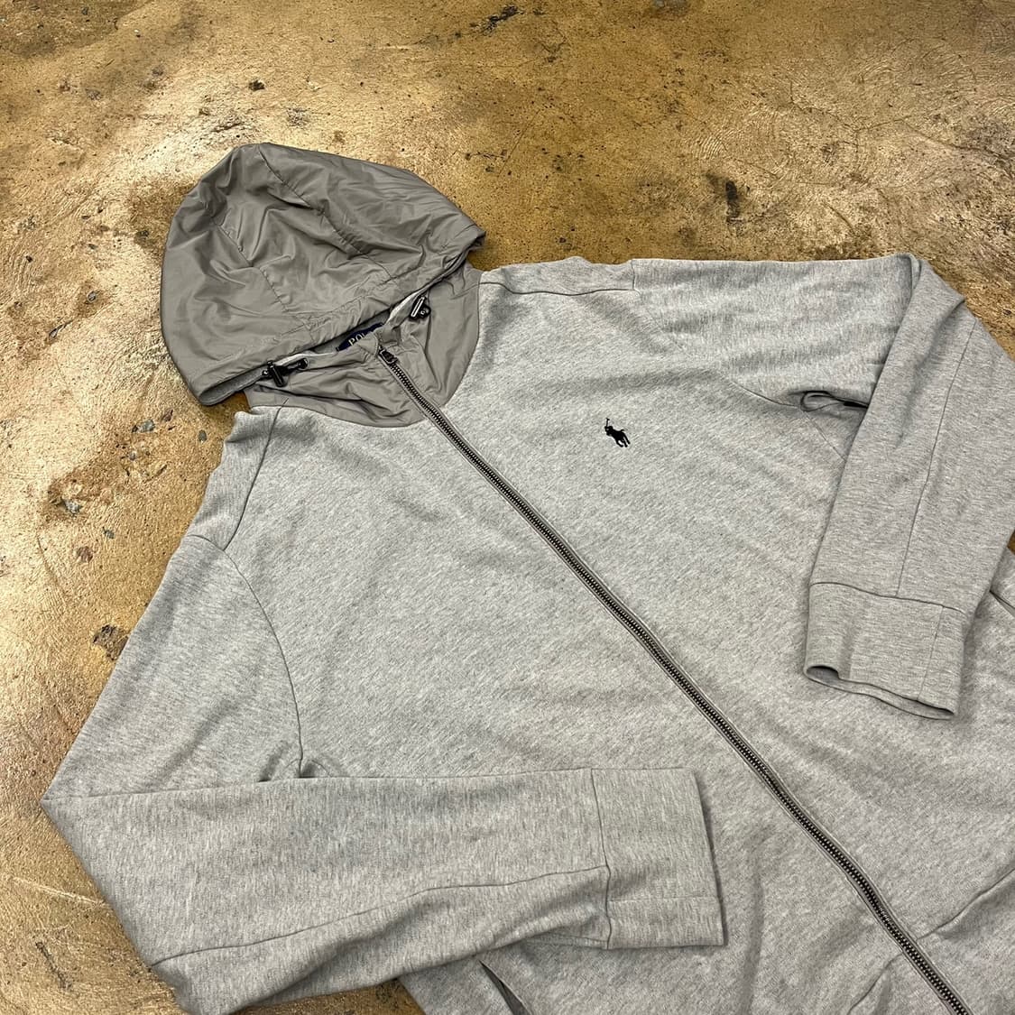 폴로 랄프로렌 회색 그레이 후드집업 상품이미지1