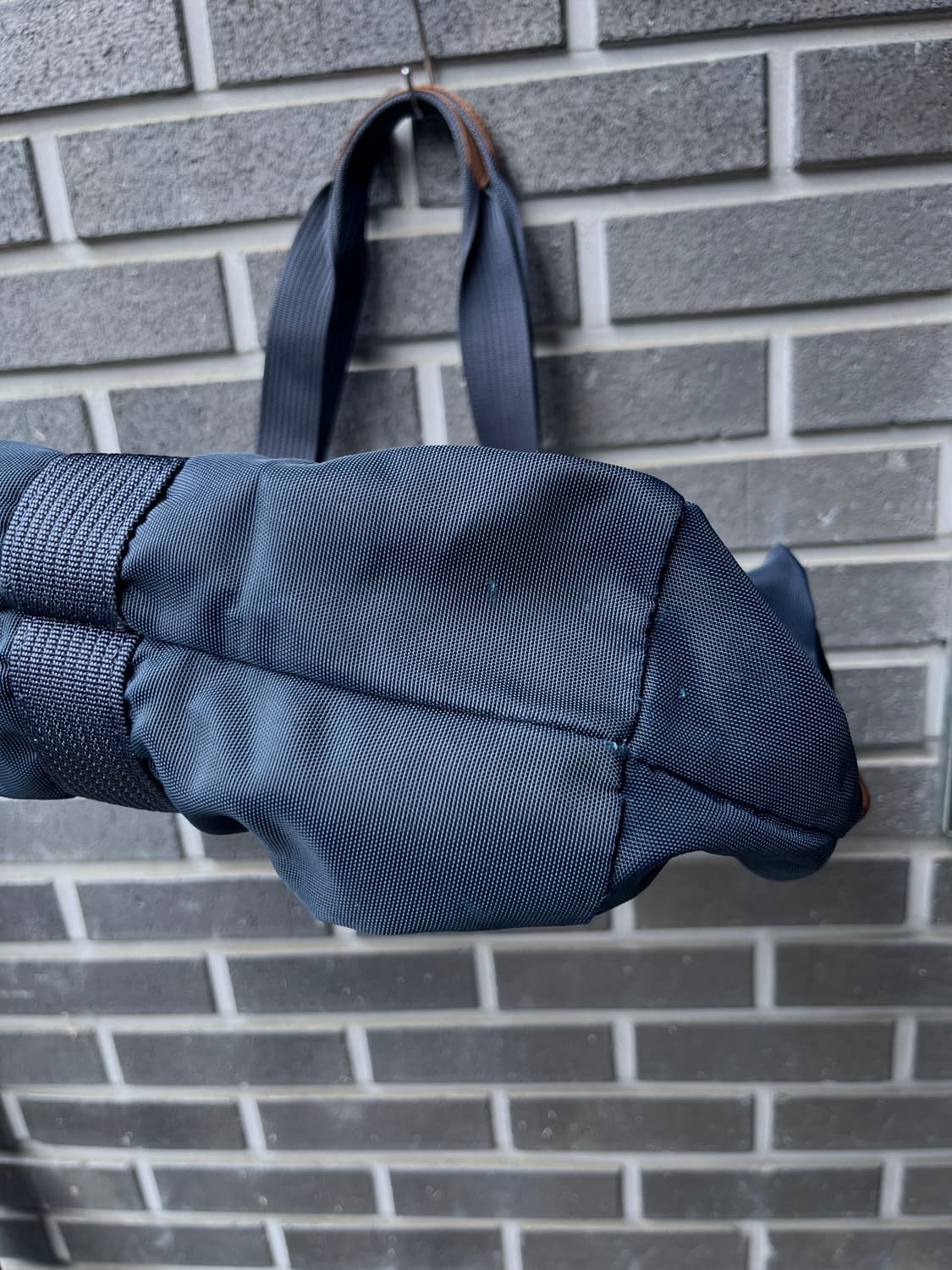 90s Courreges 꾸레쥬 로고 쇼퍼백 네이비 상품이미지9