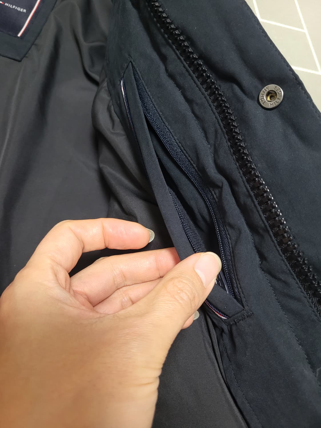 타미힐피거 다이아몬드 퀼티드 구스다운 자켓 95 상품이미지8