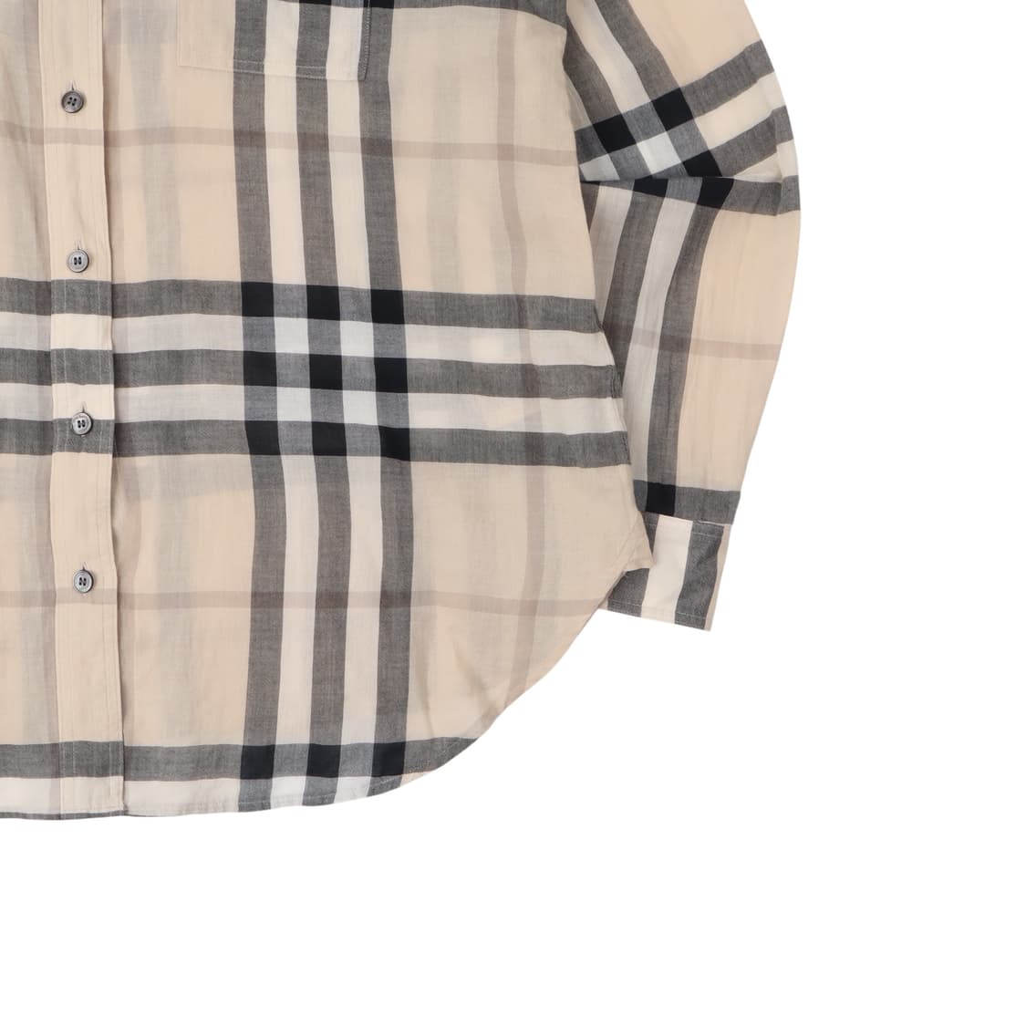 버버리 런던 잉글랜드 투포켓 노바체크 셔츠 상품이미지3