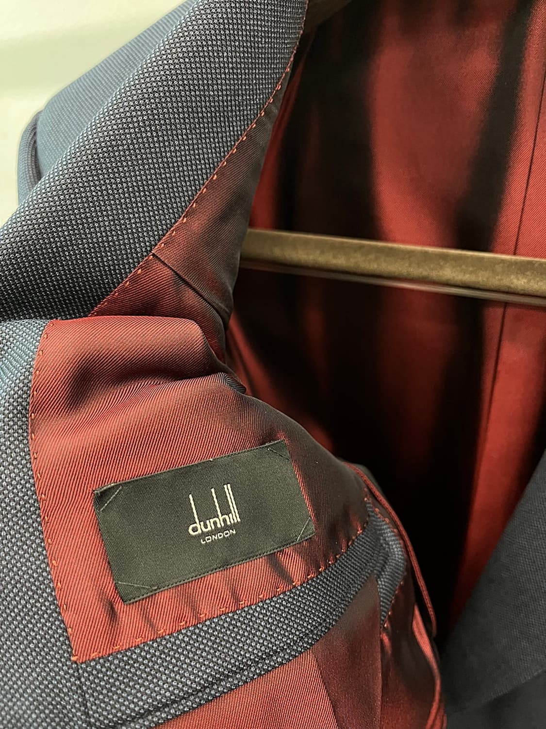 100-105) 던힐 네이비 콤비자켓  상품이미지6