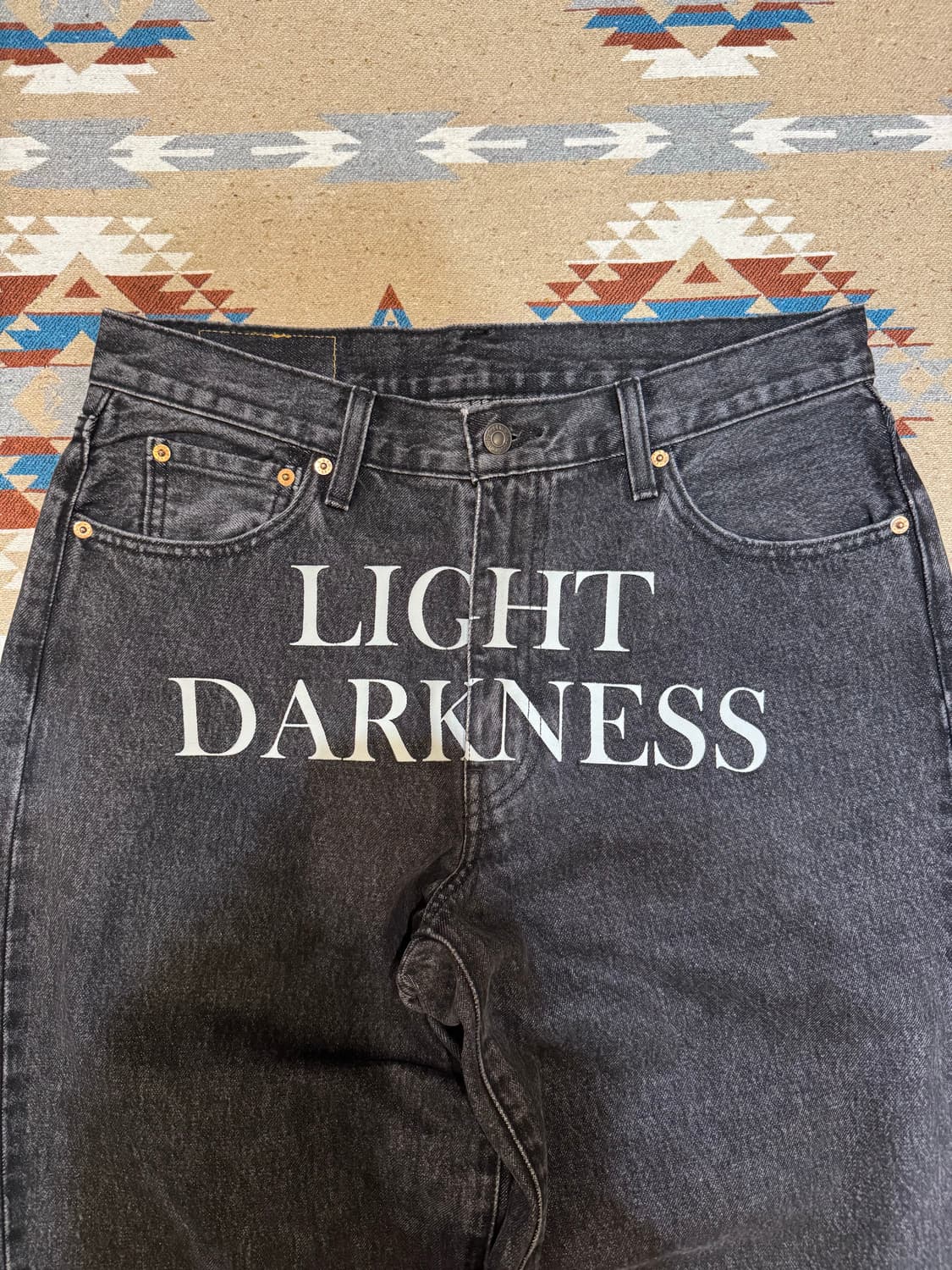 [30] 언더커버 x 리바이스 UC1E9502 팬츠 블랙 상품이미지2