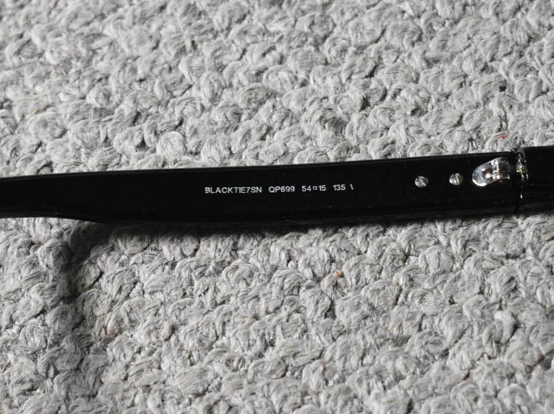 디올옴므 Black Tie 8/s/n 블랙 안경 상품이미지6