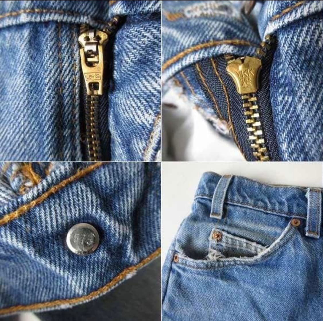 90s USA 리바이스 517 오렌지탭 (36×29) 상품이미지6