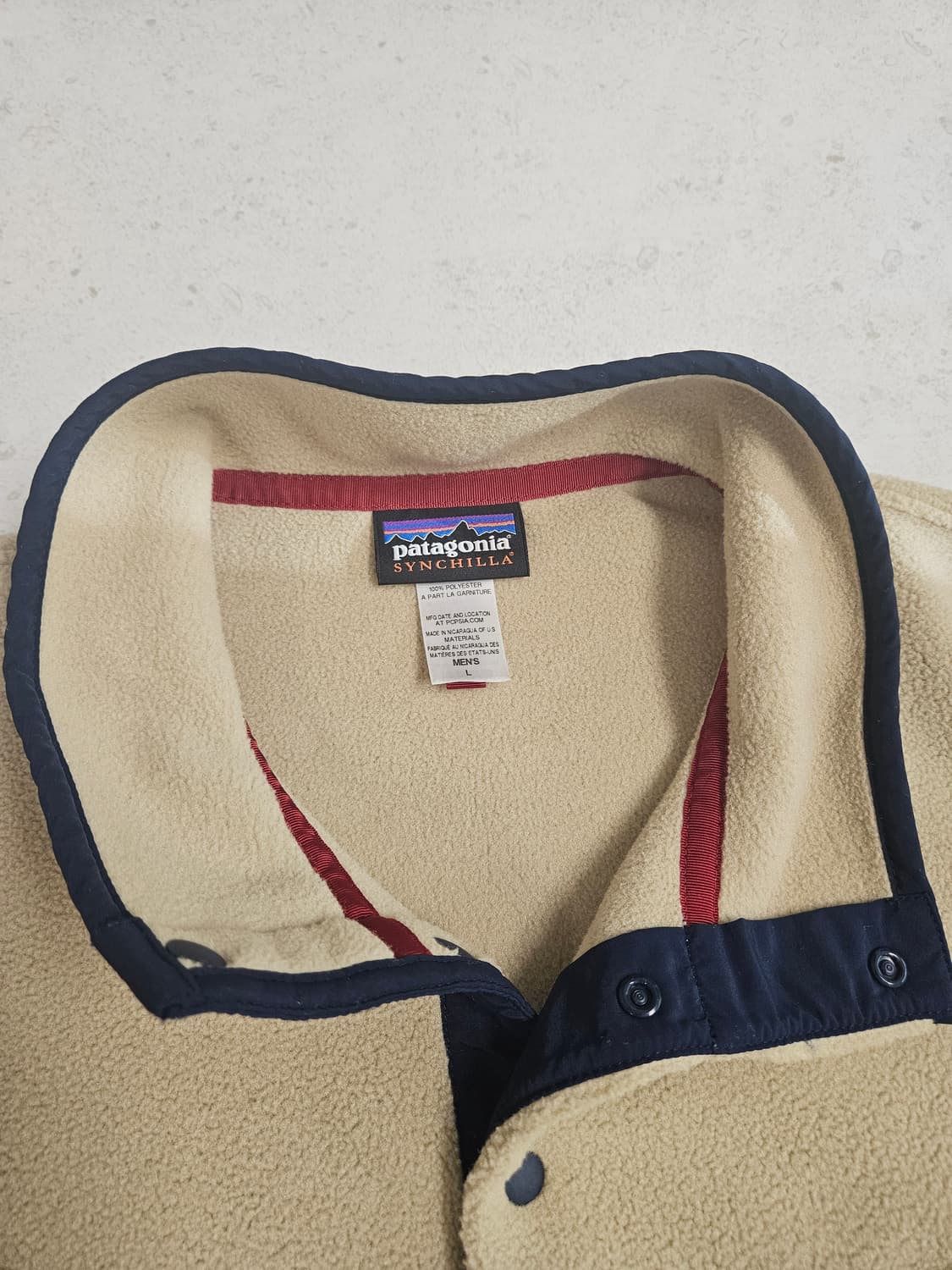 파타고니아 신칠라 L 카키아이보리 상품이미지5